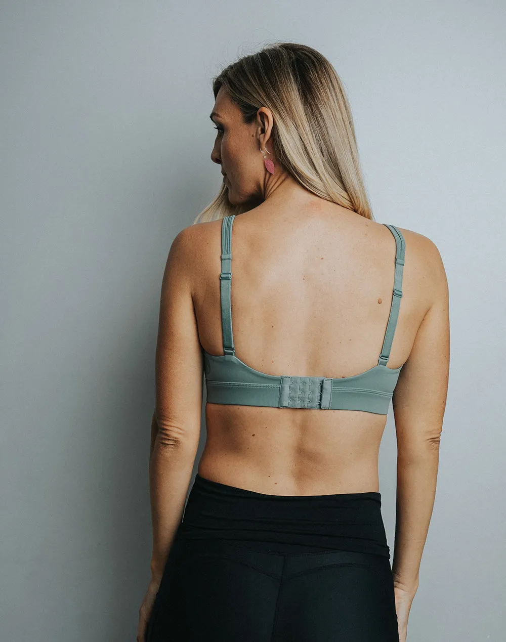 ** CLEARANCE ** Breastfeeding Bra - Freedom Bra Sage