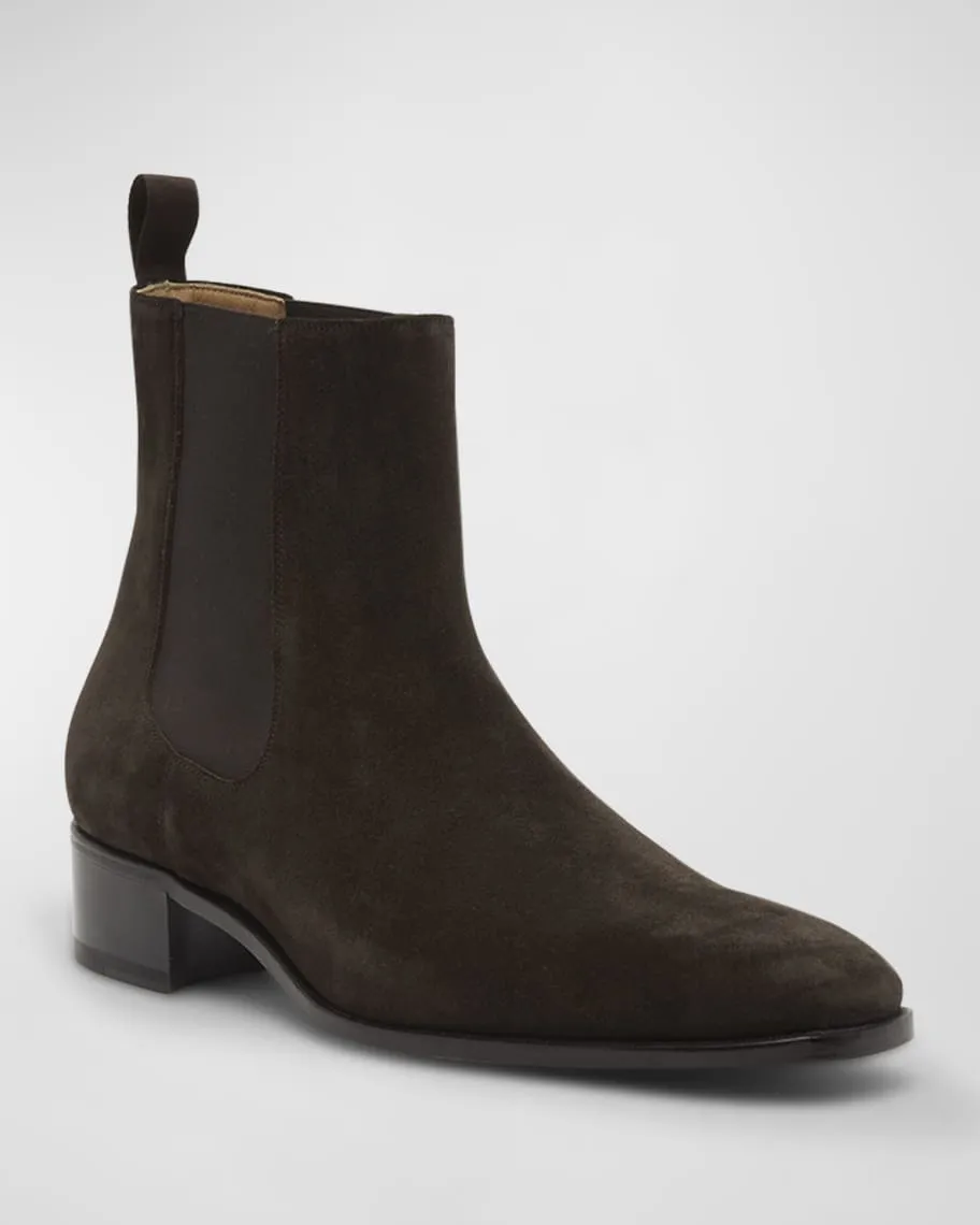 Alec Men's Suede Chelsea Boots TOM FORD