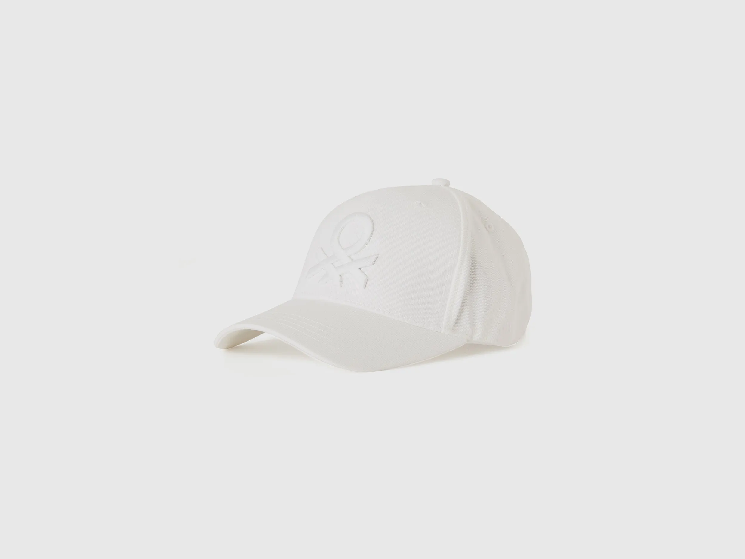 Brand Logo White Baseball Cap