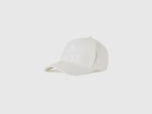 Brand Logo White Baseball Cap