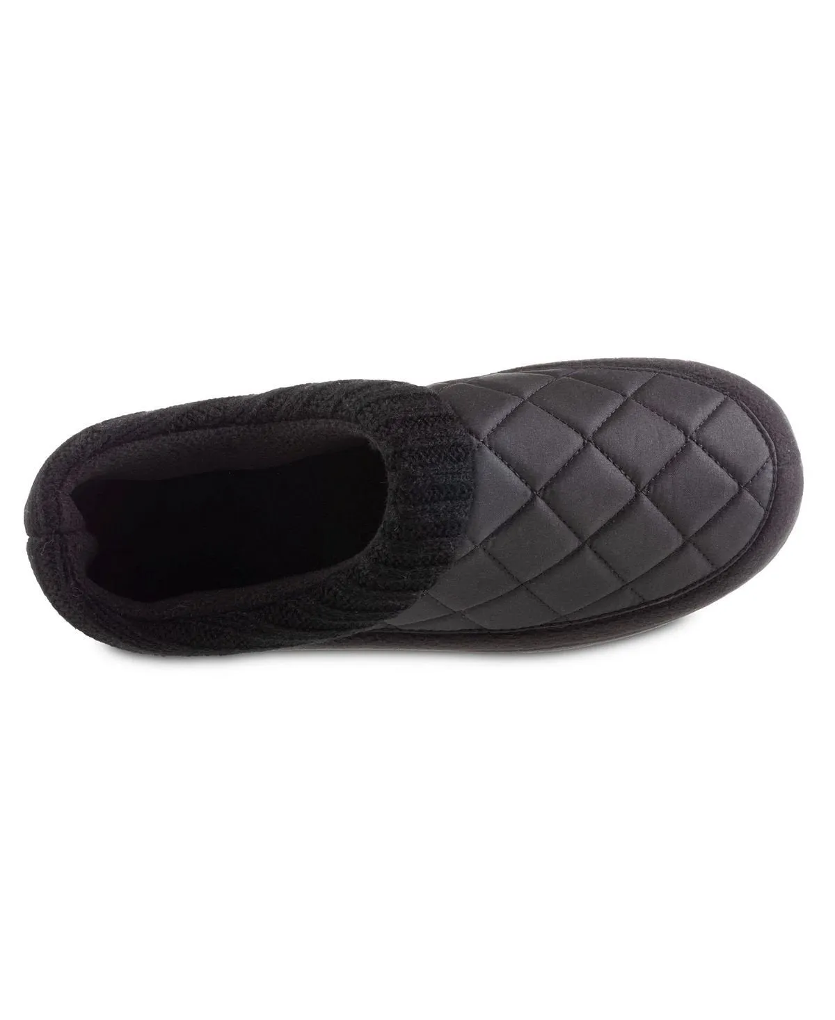 Branded men's slippers levon low boot Isotoner, black