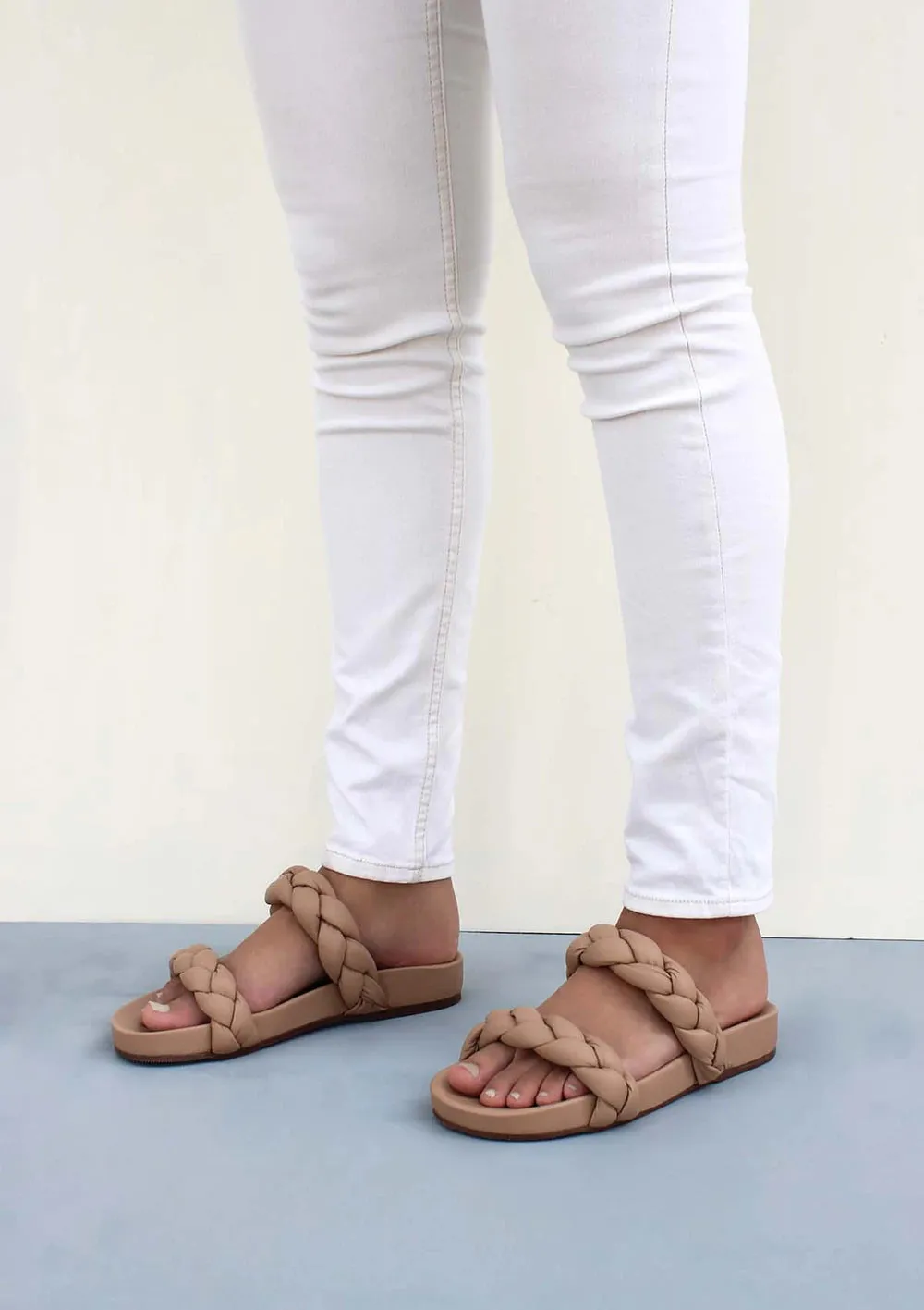 Coco Pool Slide - Almond