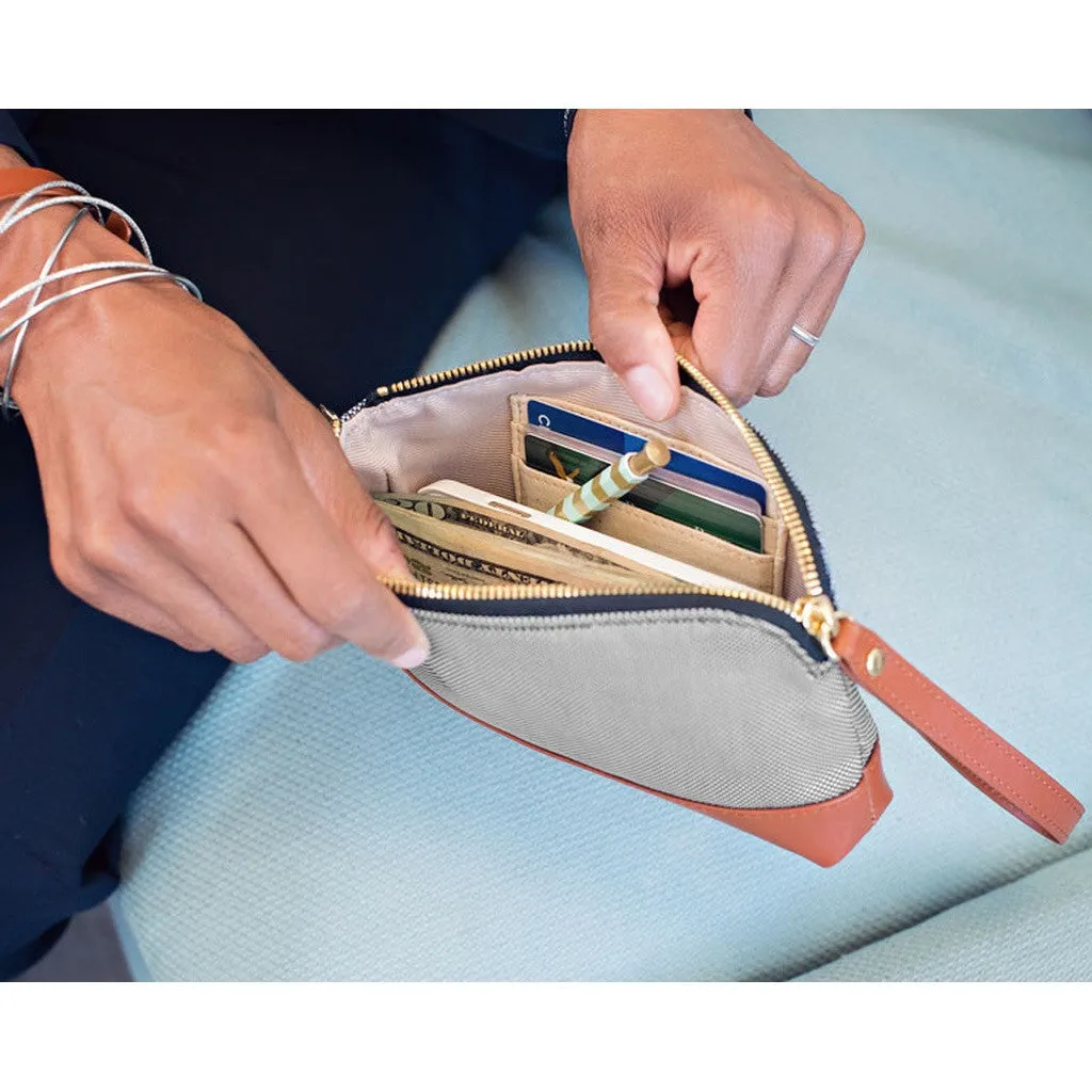 Everyday Essentials Wristlet - Cognac