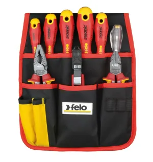 Felo 63859 9 Piece Insulated Belt Pouch Set