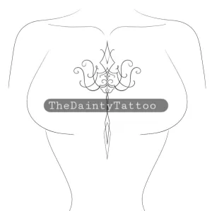 Flash Chest Tattoo