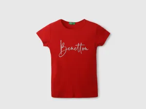 Girls Brand Logo Top