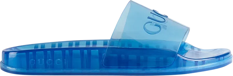 Gucci Slide Sandal Transparent Blue