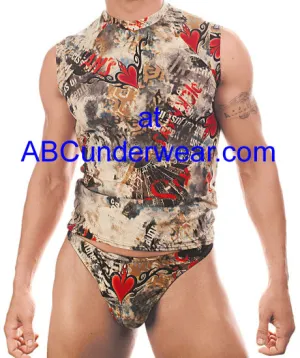Heart Pick's Man Muscle Shirt - XL