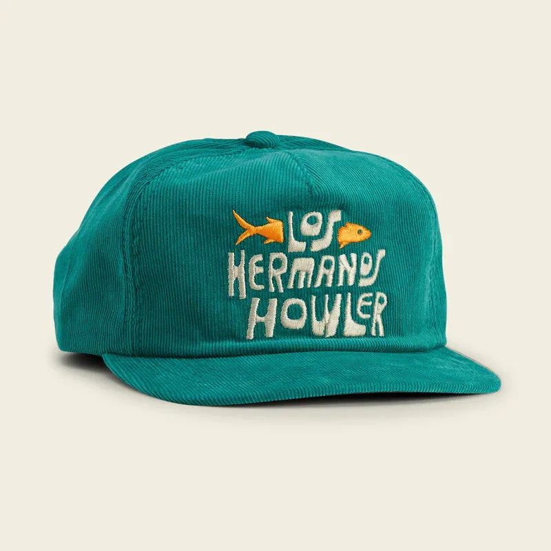 Los Hermanos Pescado Snapback: Dark Teal