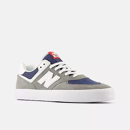 NEW BALANCE Men's NB Numeric 574 Vulc - GREY WHITE