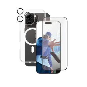 PANZERGLASS Care iPhone 16 Pro Max 3-In-1 Bundle Flagship Uwf Screen Protector Magsafe Case Hoops