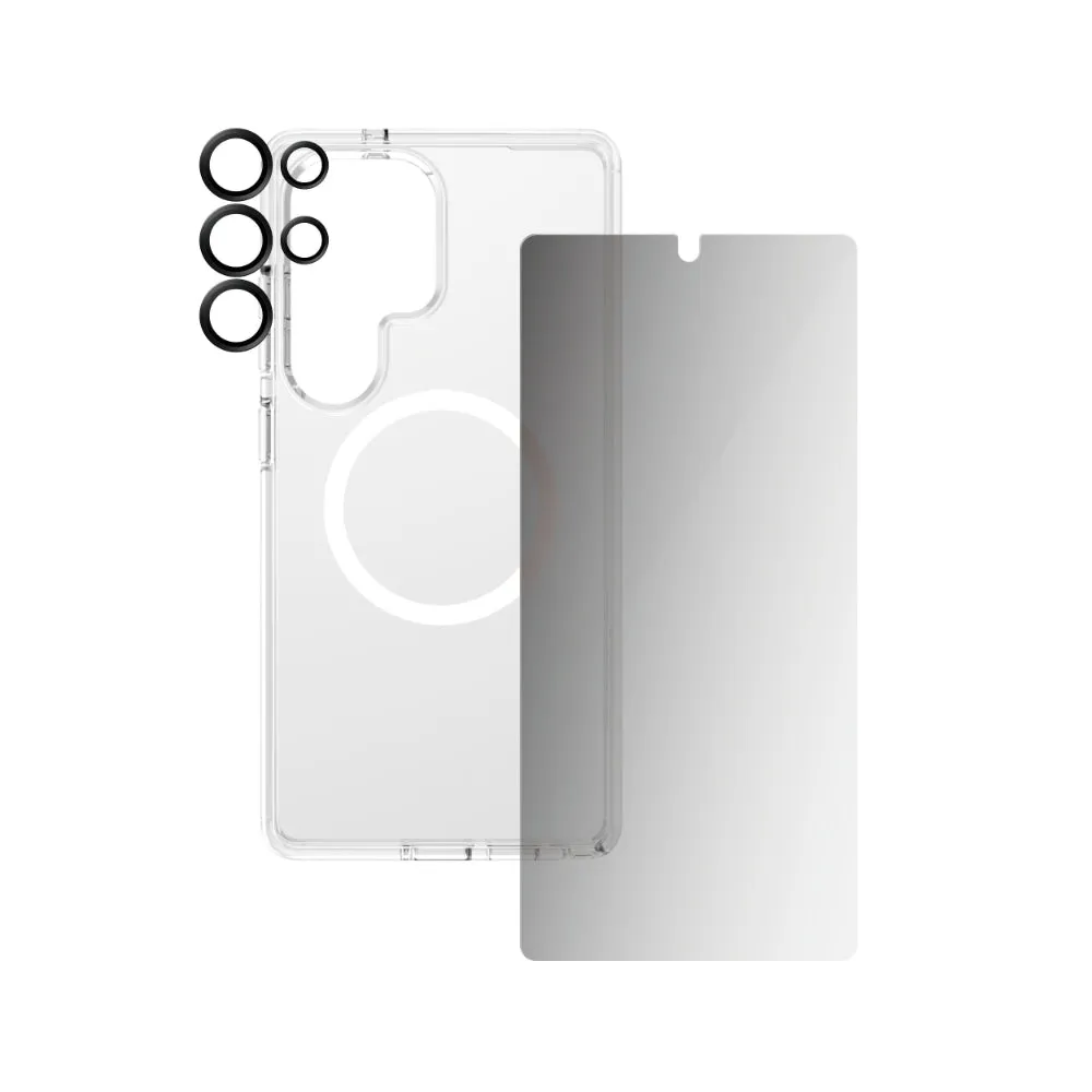 PANZERGLASS Care Samsung S25 Ultra 3-In-1 Bundle Flagship Privacy