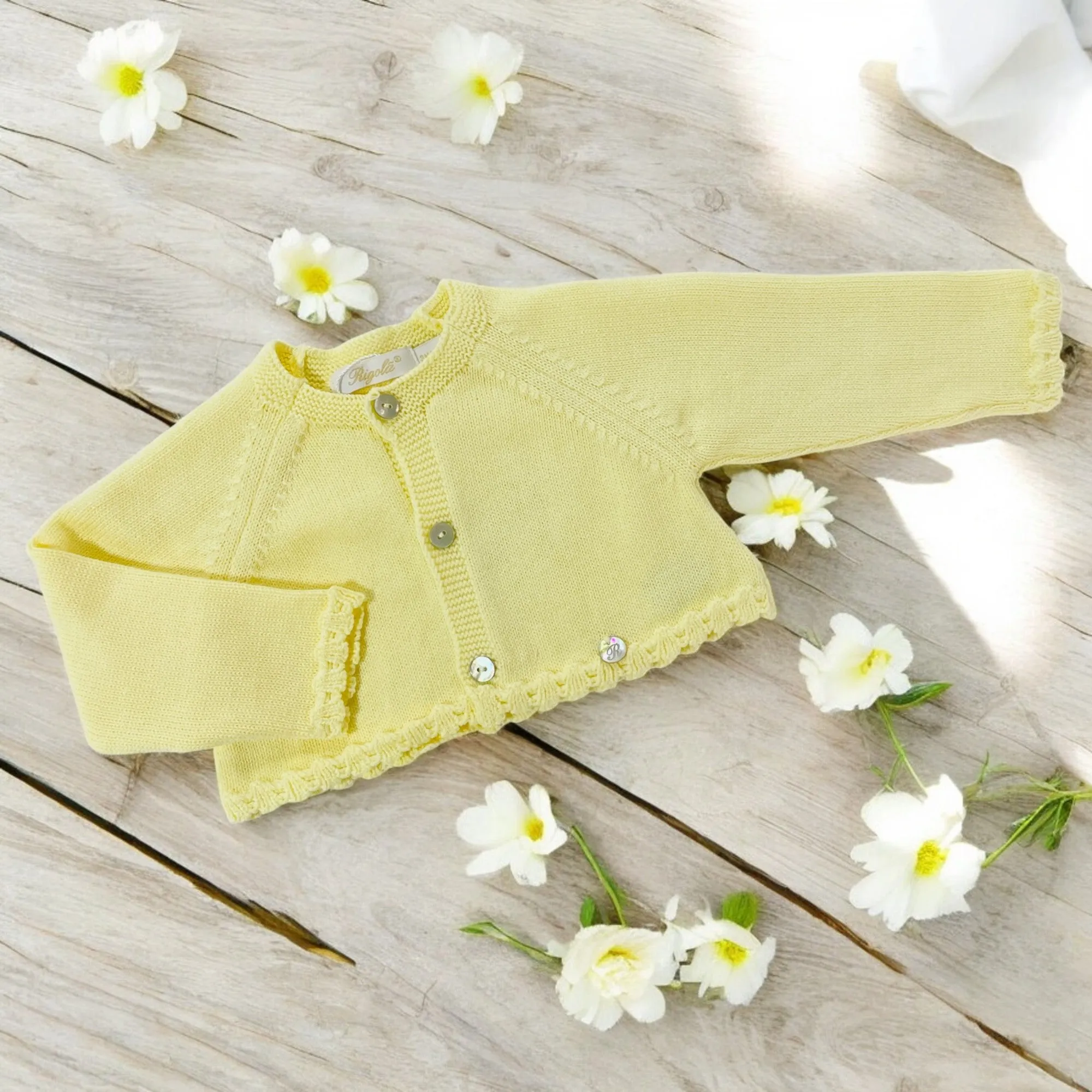 Rigola Summer Sun Lemon Organic Knitted Bolero
