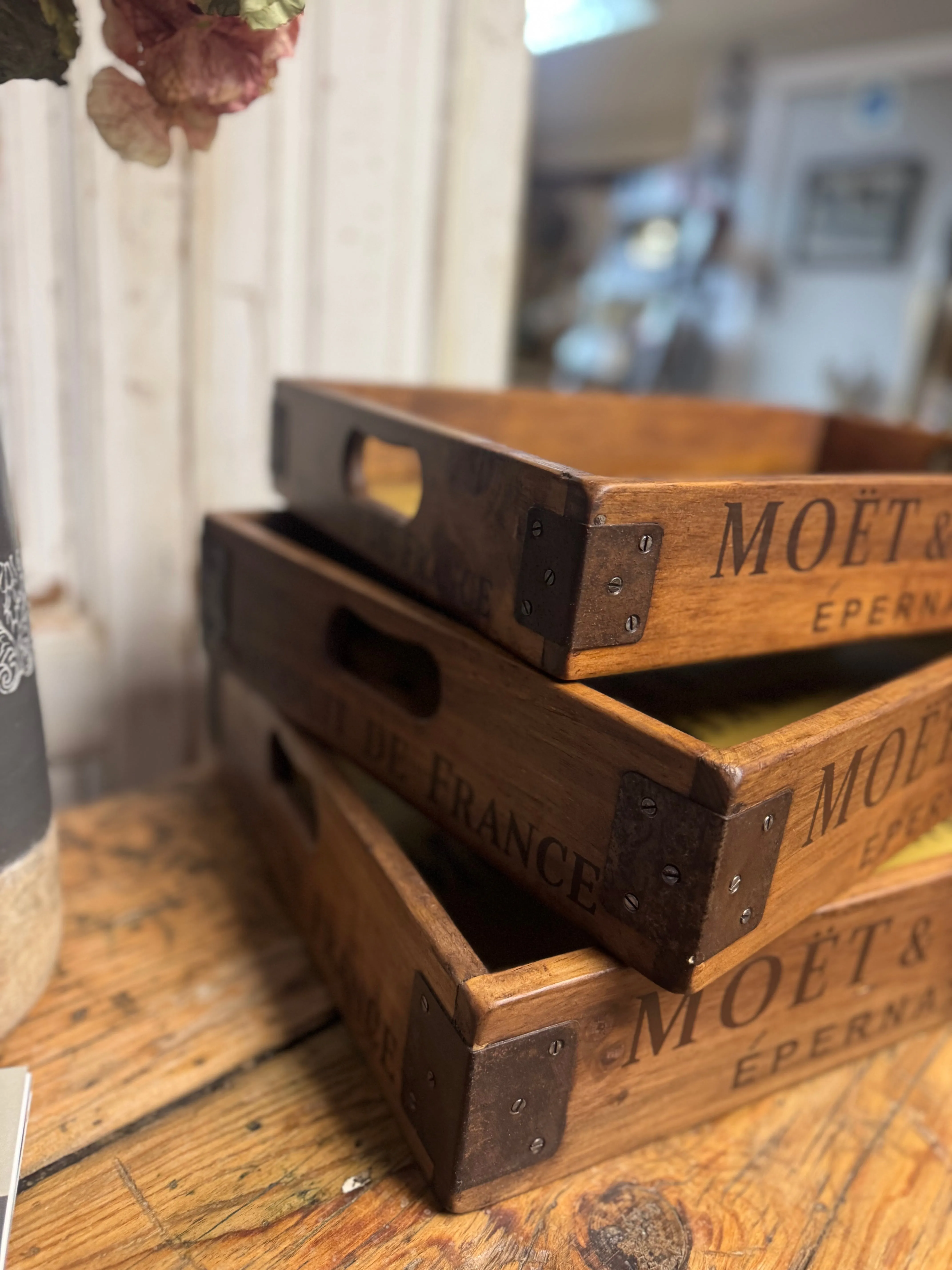Rustic wooden trays - multiple options