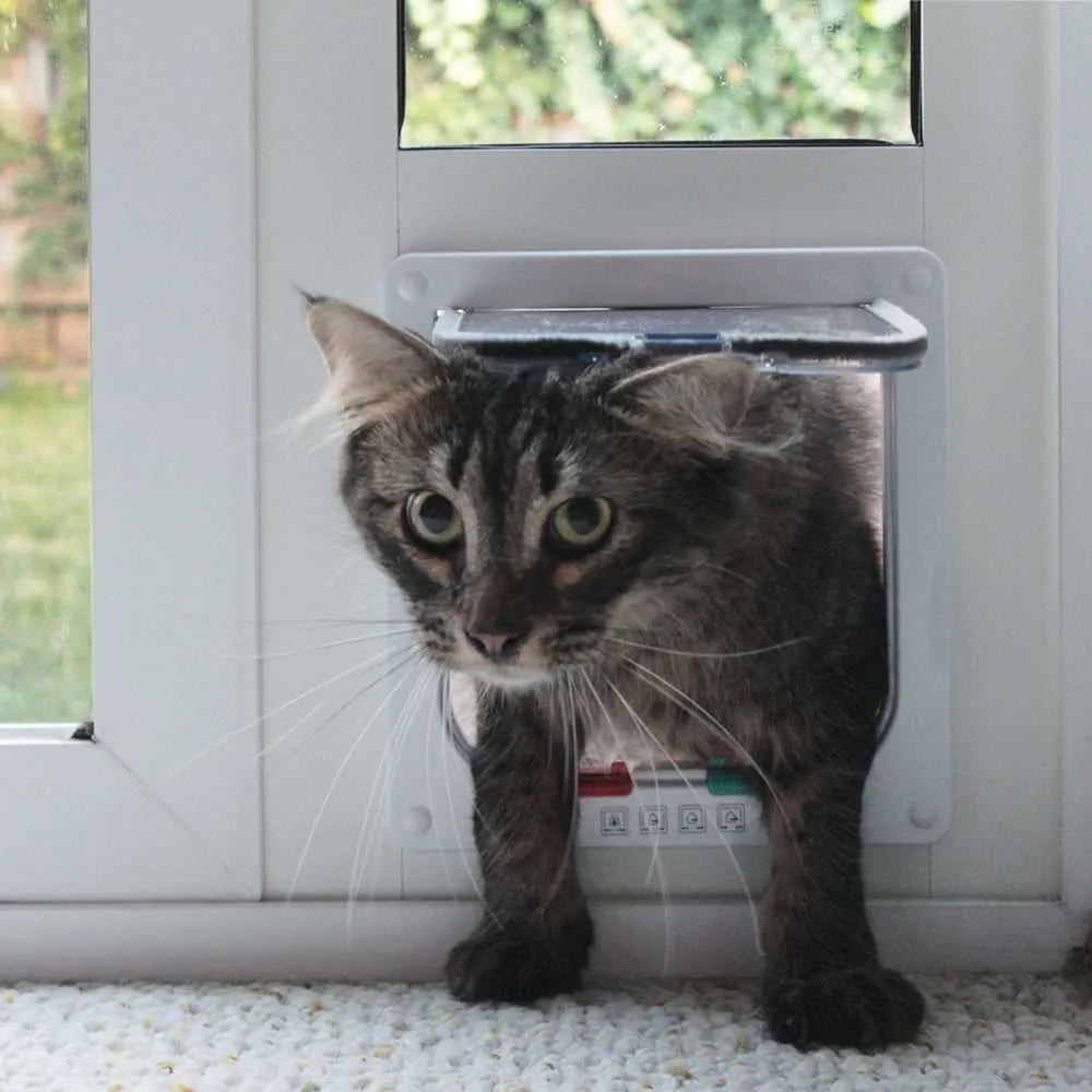 Whiskers & Windows Custom Cat Door for Vinyl Sliding Glass Doors